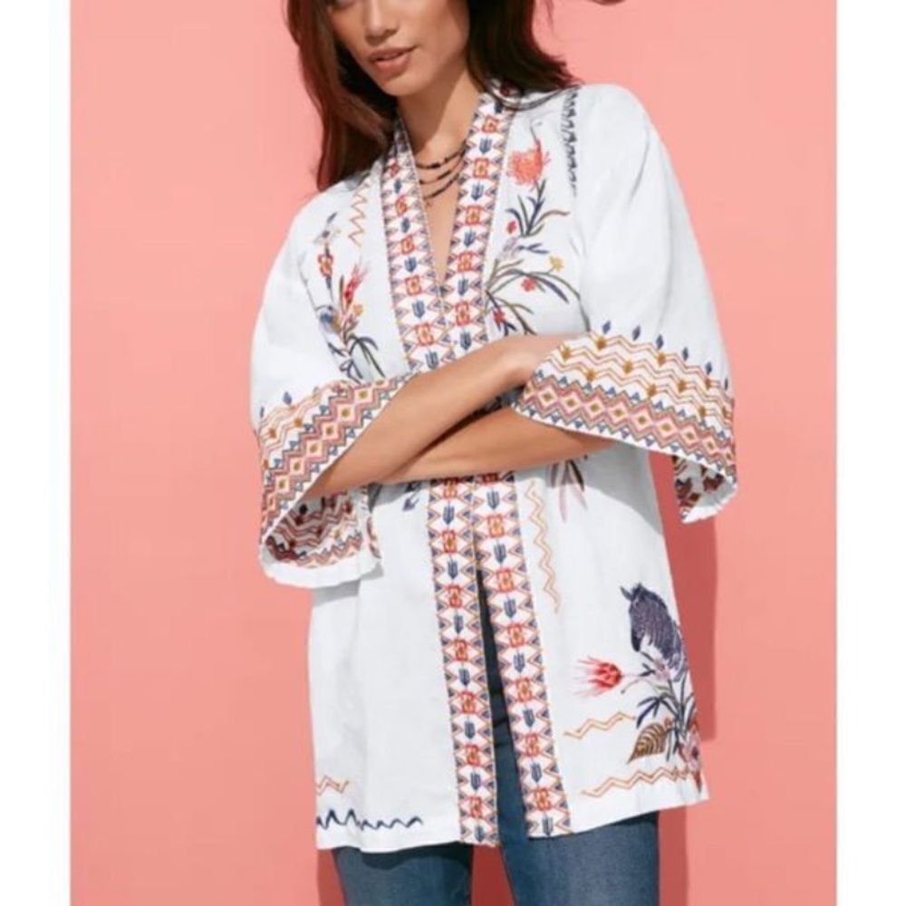 NWT Johnny Was Watipaso Kimono. Size XS